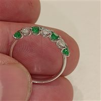 Anello Vidali Gioielli Donna in Oro bianco Zircone ANOR-56-34 - ANOR-56-34